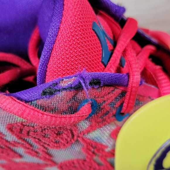 Nike‎ KD 14 Ron English 3 Shoes Mens 8 Red Pink Basketball Athletic DO6903-600 - Picture 8 of 13